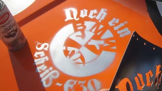 New, Improved 'Noch Ein Scheiß-E30' Stencil Makes LeMons Debut